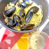 ムール貝のぺぺロンチーノ