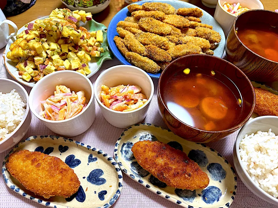 3人で晩ごはん~(^^)❤︎|いつくしみちゃんさん