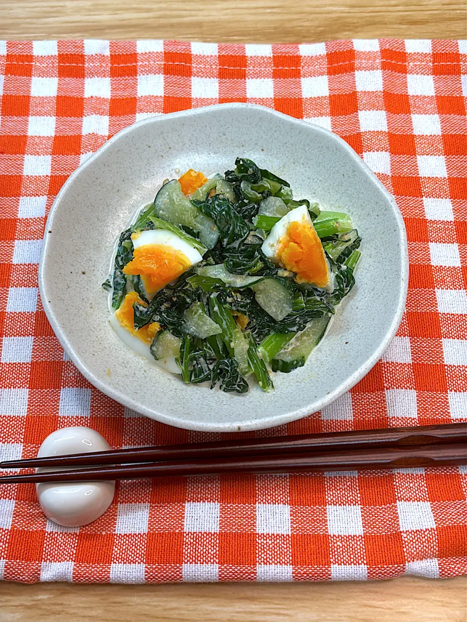 小松菜のサラダ　その②|Uenovaさん