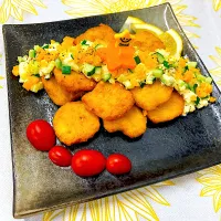 チキンナゲットタルタル|まめもにおさん