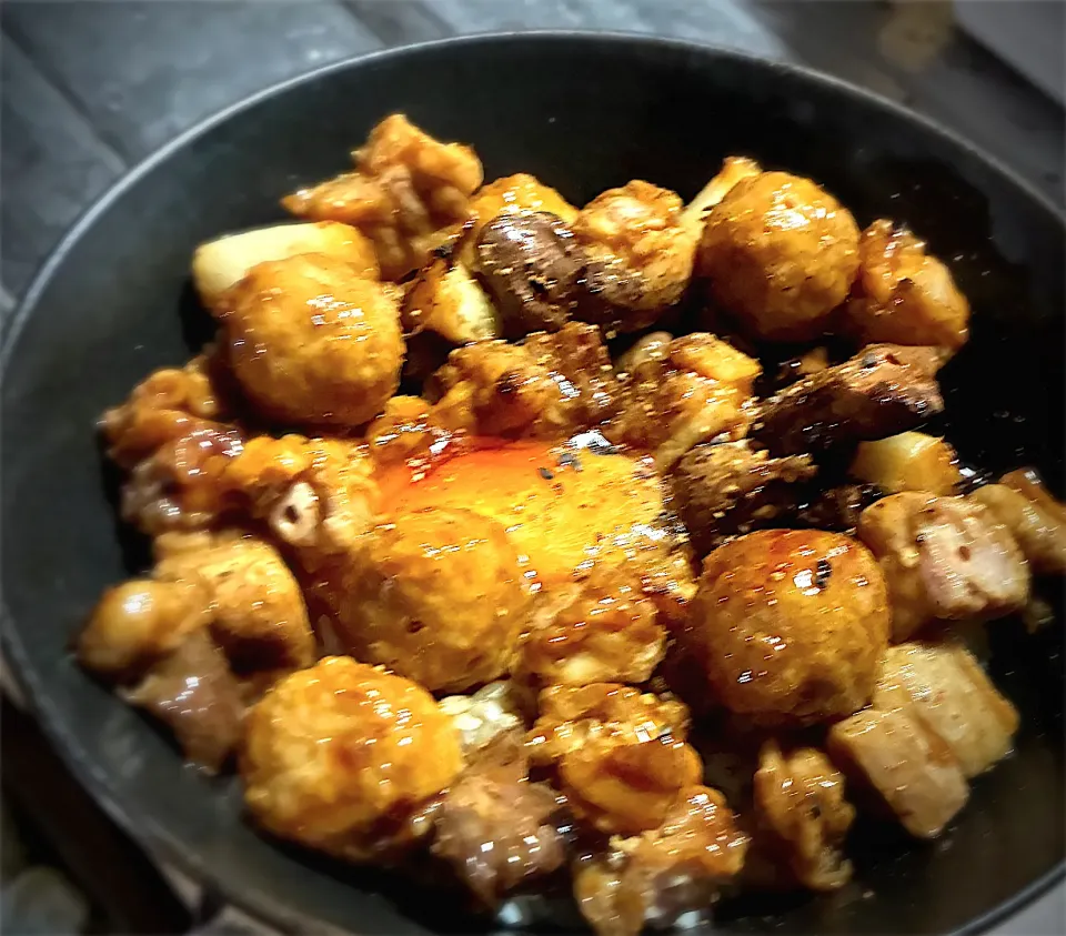 今夜は、色とりどり焼き鳥丼を頂きました😋👍🎵|ギムレットさん