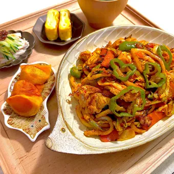 Snapdishの人気料理写真:ももさんの料理 ももさんの料理 豚キムチうどん