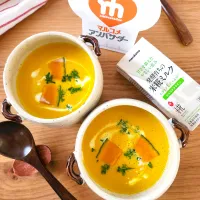 マルコメ米糀ミルクでカボチャのポタージュ|ナオミさん