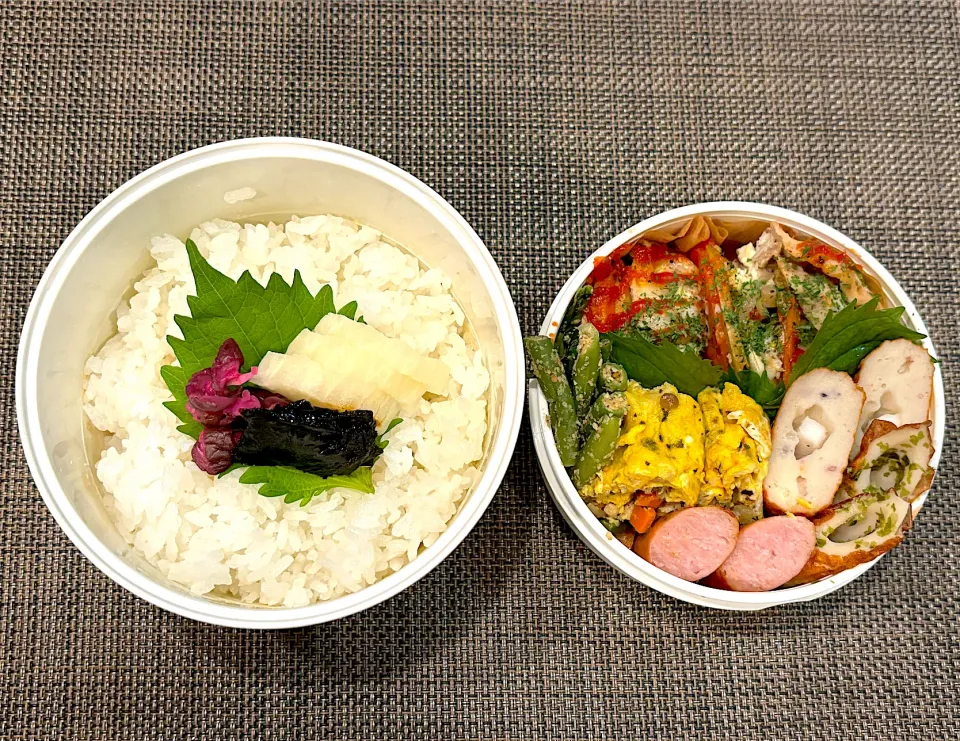 高校生息子のお弁当🍱 野菜と豚肉のミルフィーユ焼き弁当🍱|Snow10さん