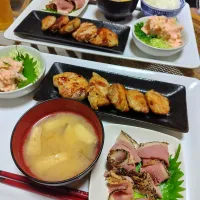 蓮根の肉巻き定食です✨|rikako♪。.:＊さん