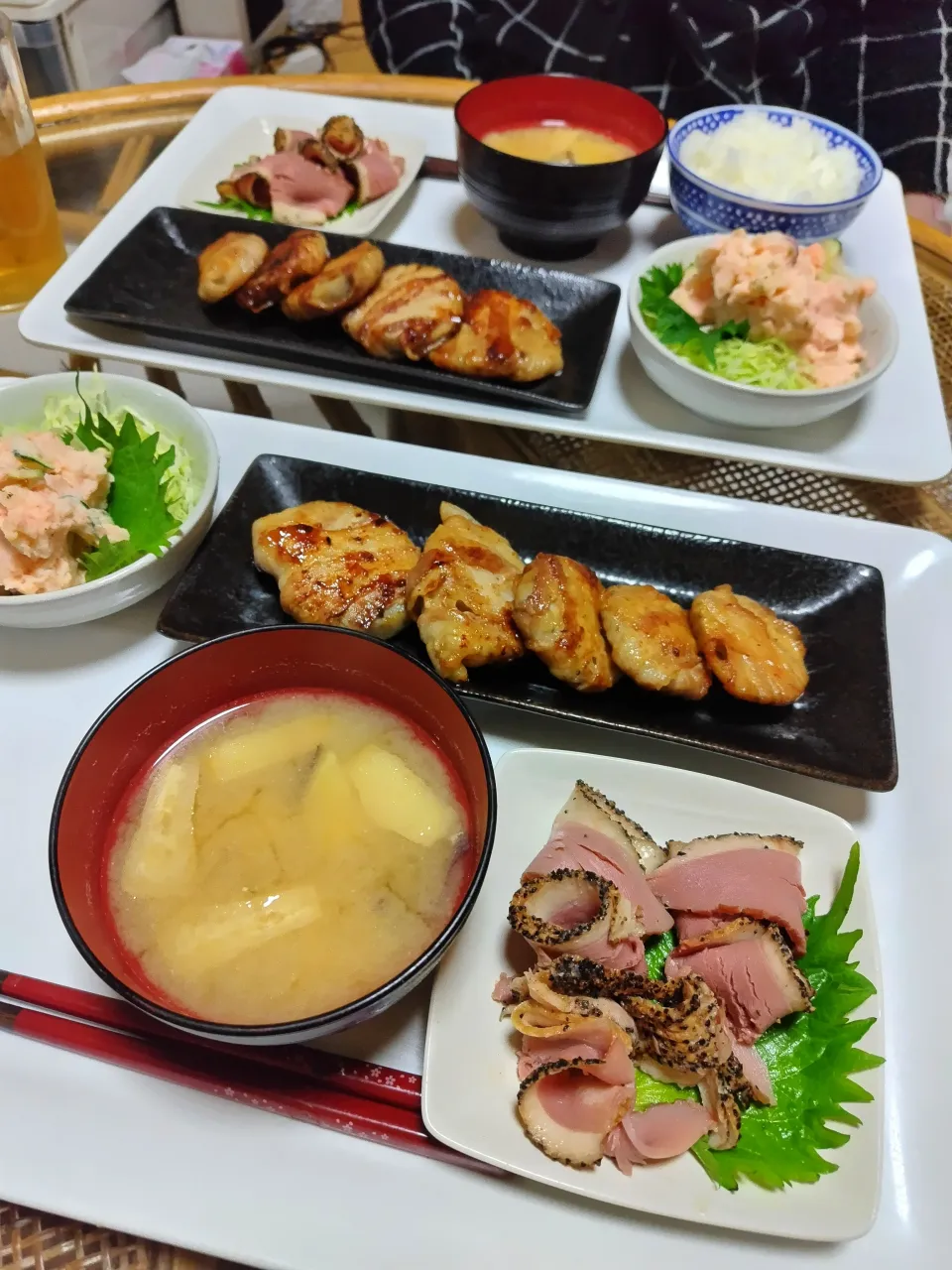 蓮根の肉巻き定食です✨|rikako♪。.:＊さん