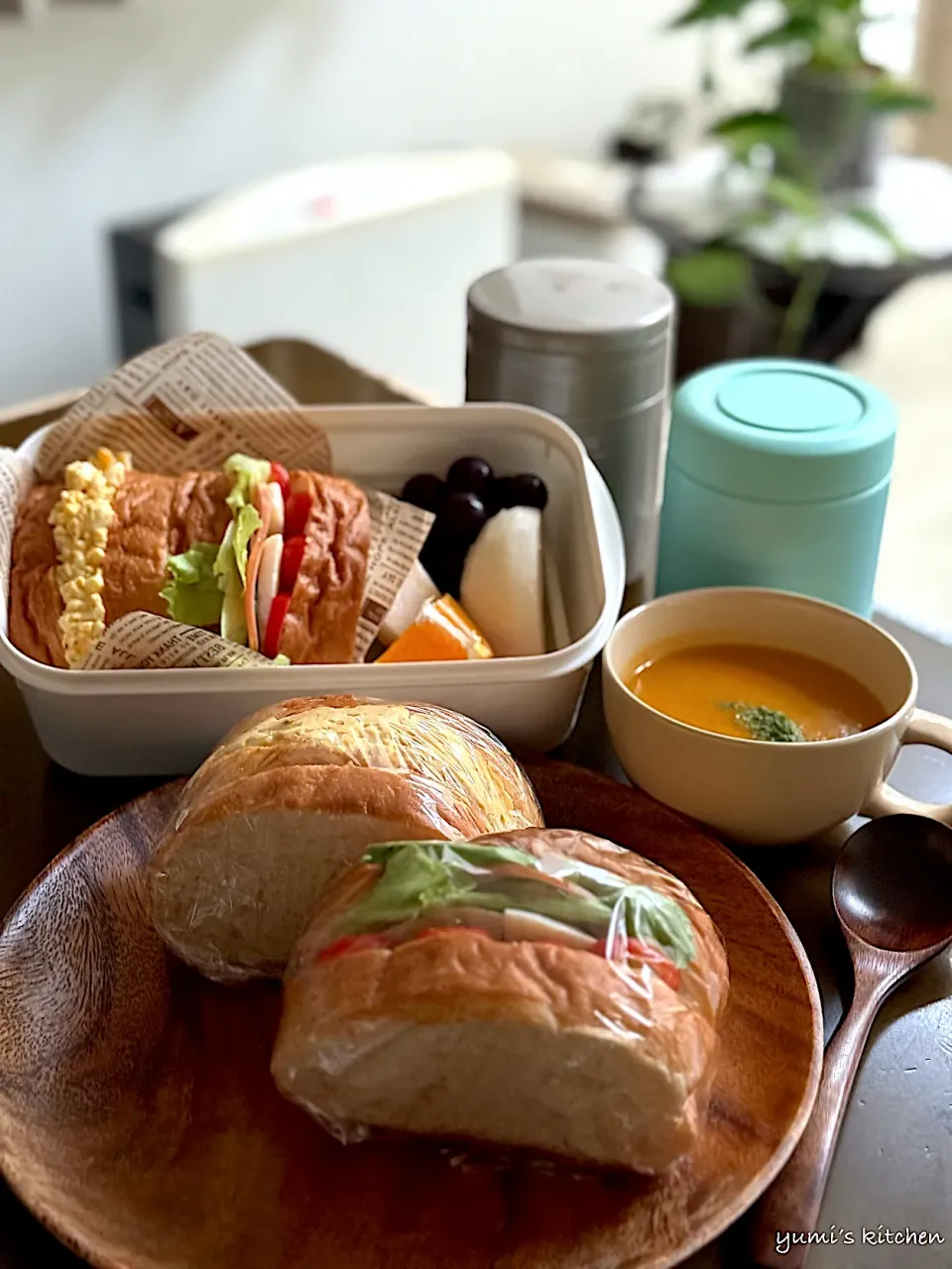 ひとみん便より➰📦 la maison Cannaの🥖でランチサンド弁当🥪|由美さん