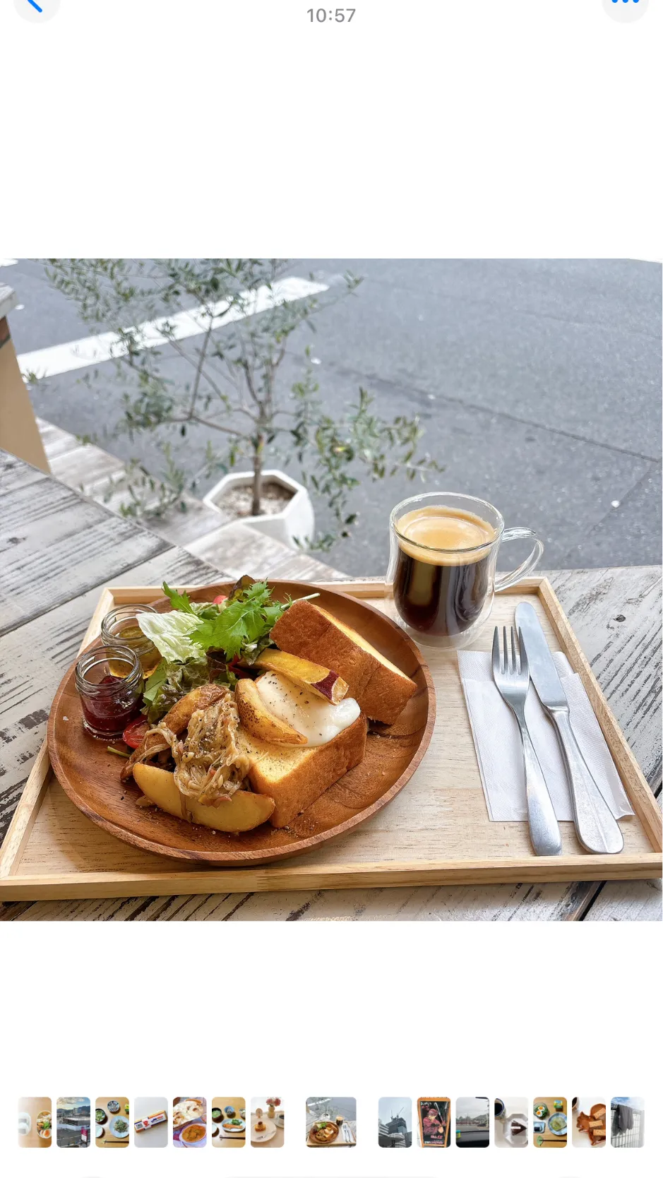 季節の野菜とマッシュポテトオープンサンド|ちゃみこさん
