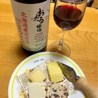 チーズと赤ワイン🍷|がおりんさん
