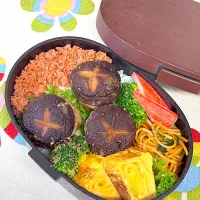 椎茸の肉詰め弁当