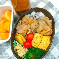 生姜焼き弁当|ルルさん