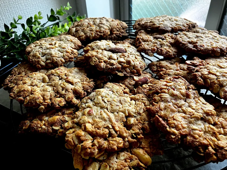 ＊秋の木の実のザクザクオートミールクッキー🍪ノンバターノンエッグ＊|＊抹茶＊さん