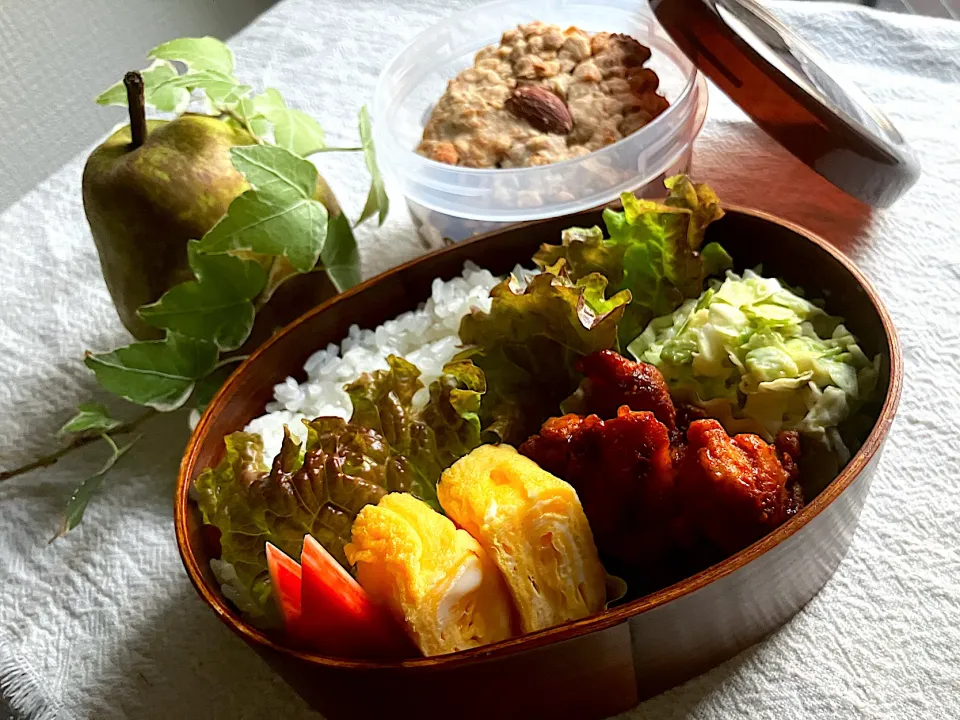 ＊0119. タンドリーチキン＆オートミールクッキー🍪娘ちゃんの高校生弁当🍱＊|＊抹茶＊さん