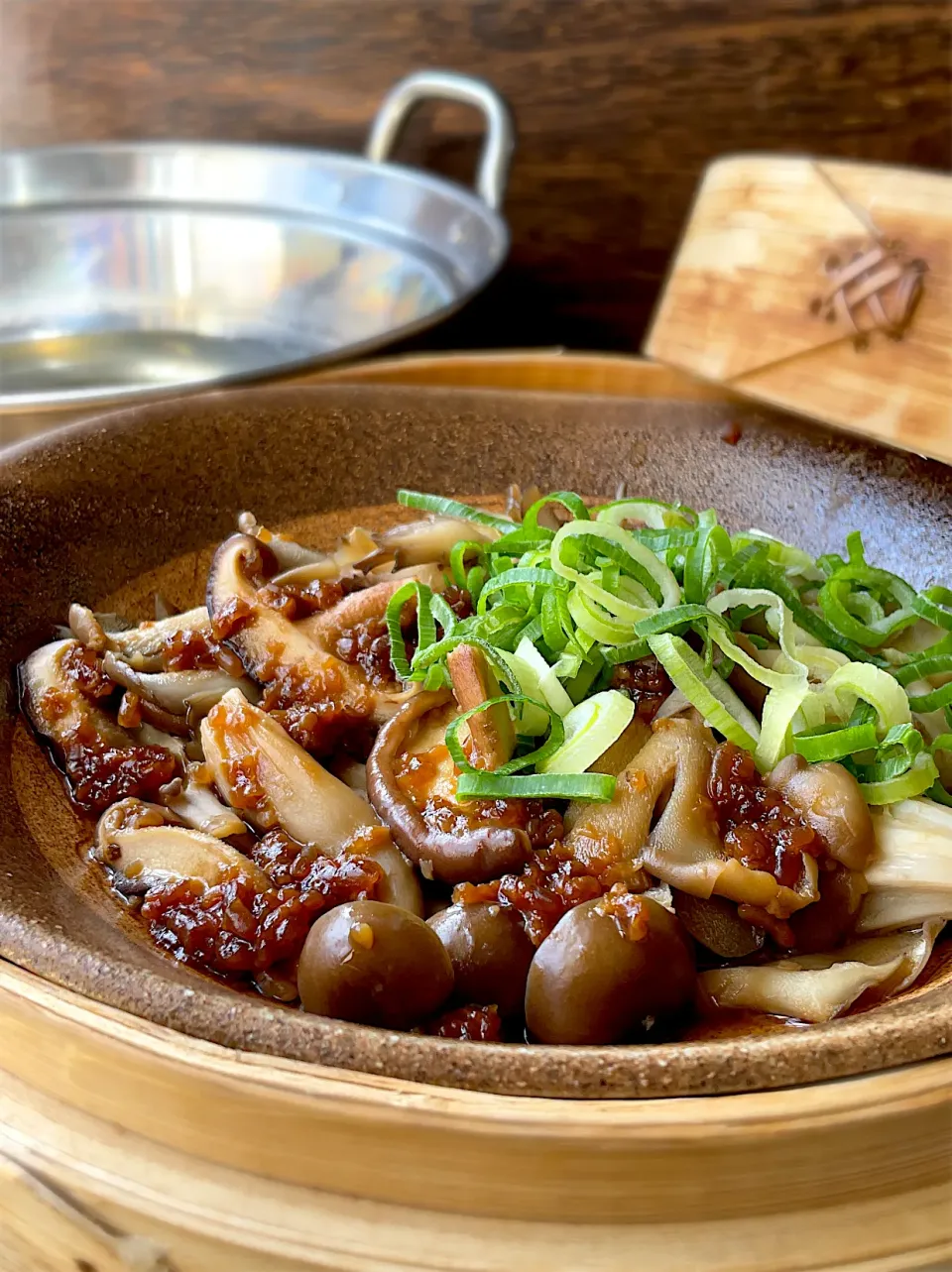 醤油糀できのこのせいろ蒸し♨️|9421beruさん