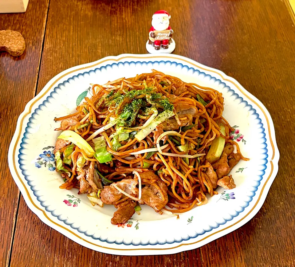 ブランチ#焼きそば|小松菜さん