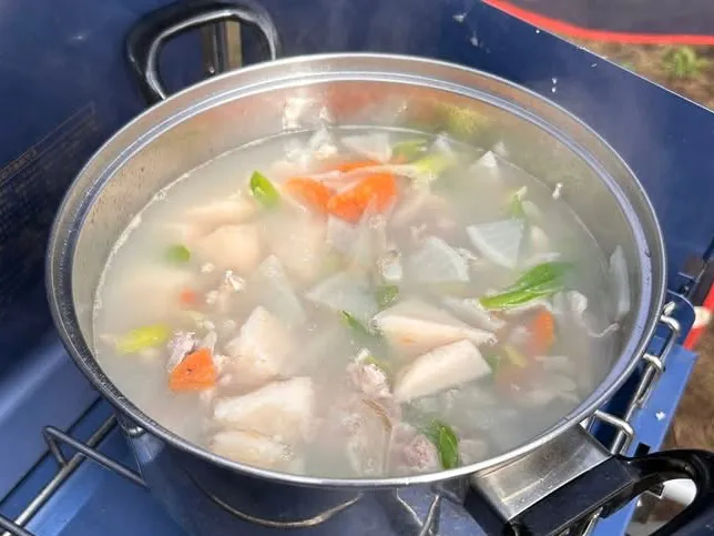 バーベキューで豚汁|Takeshi  Nagakiさん