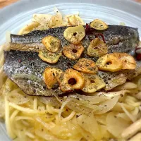 にしんのペペロンチーノ🐟🍝|buhizouさん