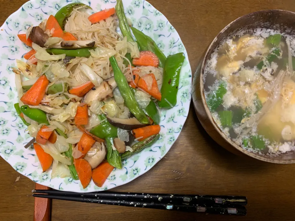 昼食　焼きビーフン|ATさん