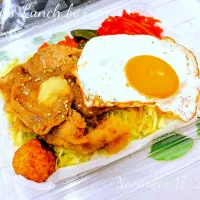 🐷🥩しょうが焼き目玉丼🍳🍱|TakeBooさん