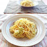 しらすとキャベツのペペロンチーノ風|みりん。さん