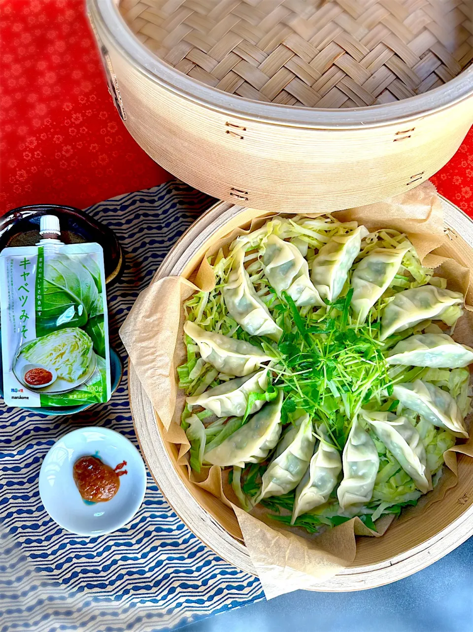 キャベツみそでキャベツ餃子|カモミールさん