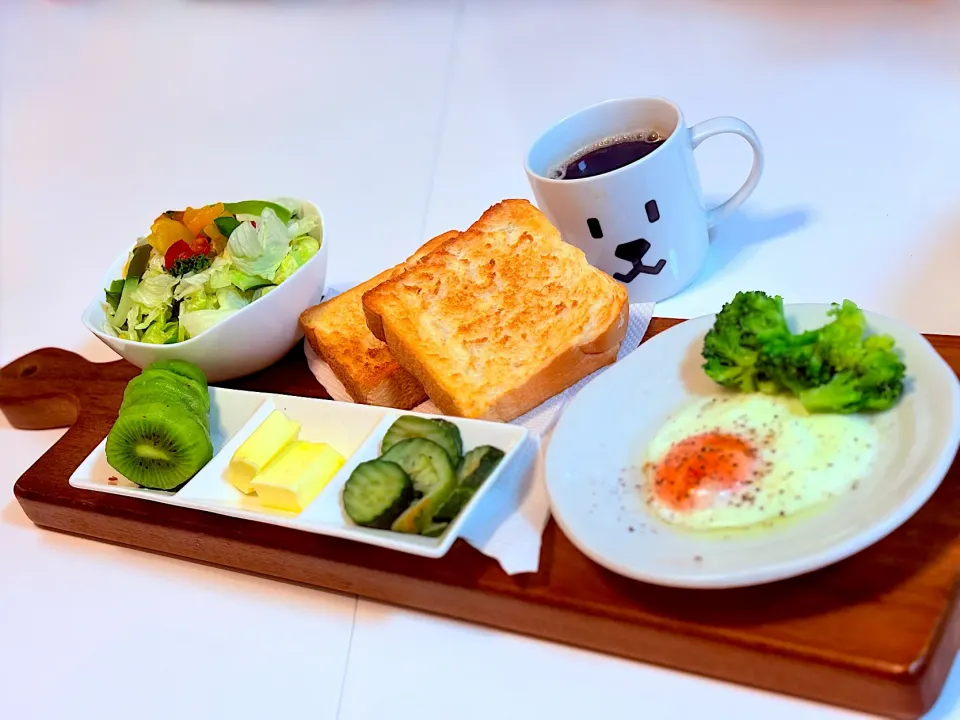 カフェ風ワンプレートモーニング🍳|マニラ男さん