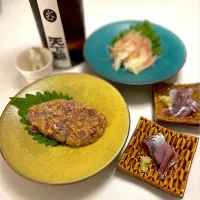 鯵のなめろう　鯵のお刺身|Nagashima  Yukoさん