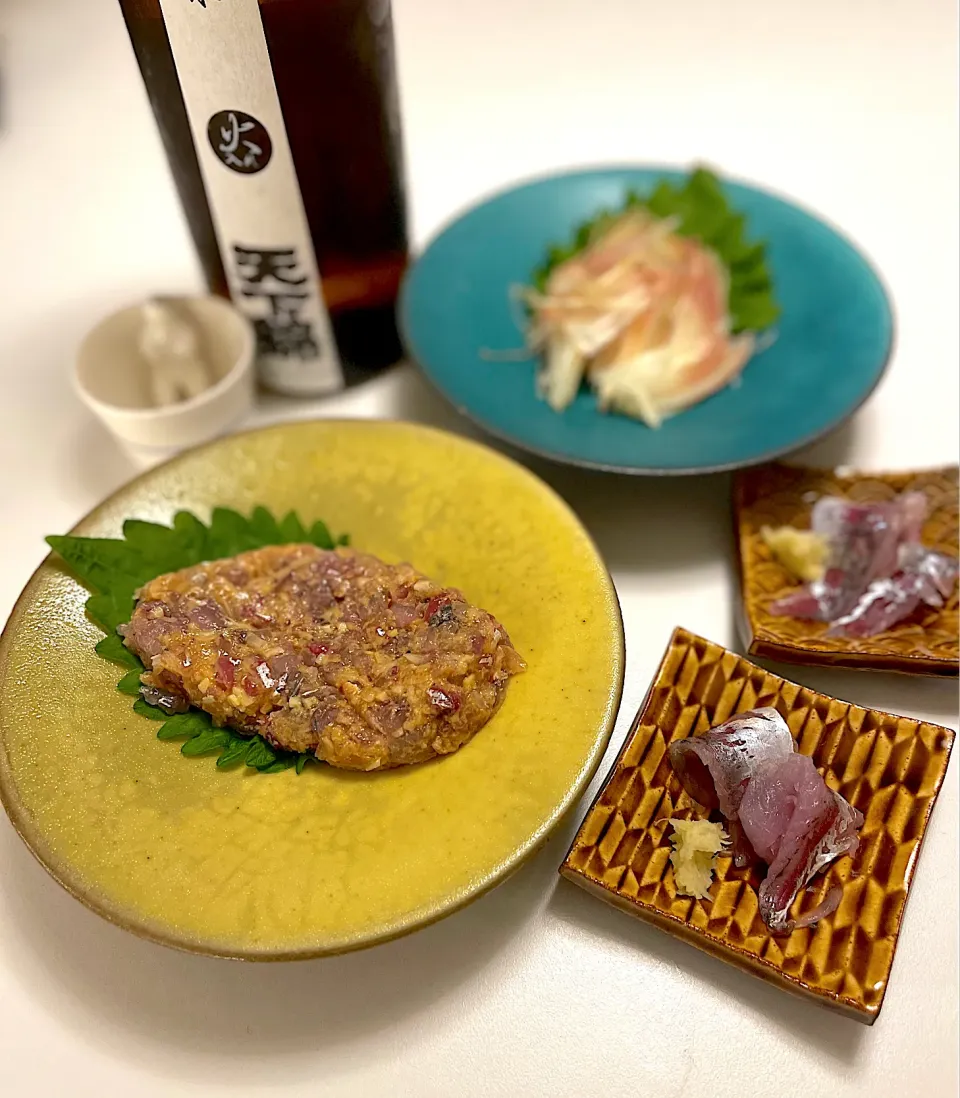 鯵のなめろう　鯵のお刺身|Nagashima  Yukoさん