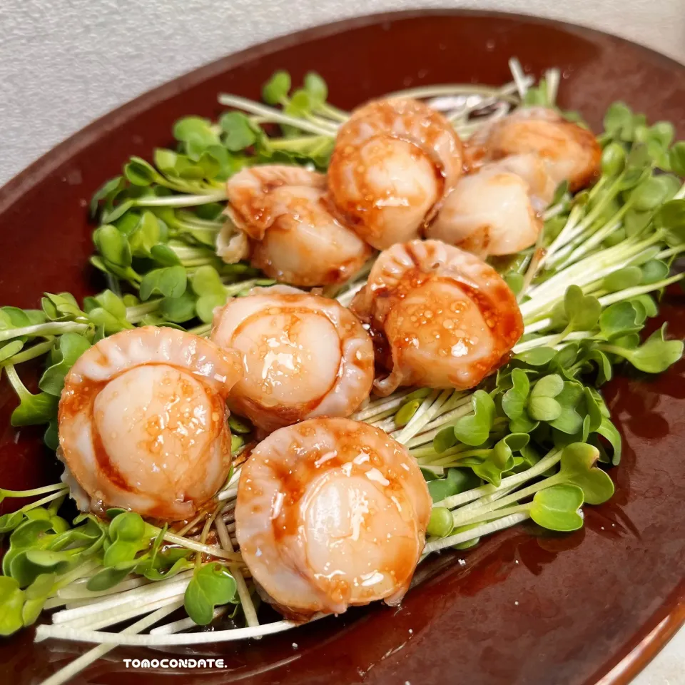 ベビーホタテのカルパッチョ🐚♡|🇯🇵ともこちゃん。さん