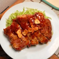 ハニーマスタードソースでトンテキ🐷♡|🇯🇵ともこちゃん。さん