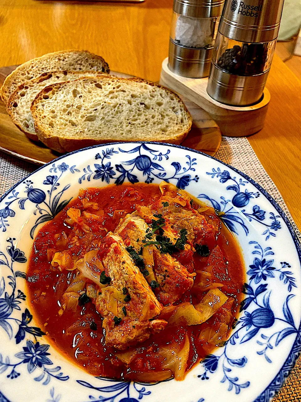 豚肩ロースのトマト煮込み|Mikaさん