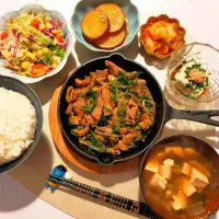 今日の夜ご飯|はさん