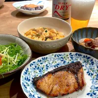 ぶりの照り焼き・麻婆豆腐|くり子さん