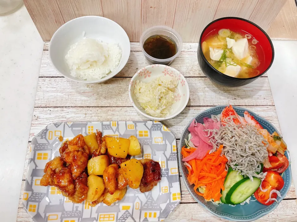 鶏肉とじゃがいものハニーバター醤油焼き|chou  chouさん