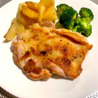 今夜はチキンのパリパリ焼き|めんちゃんさん