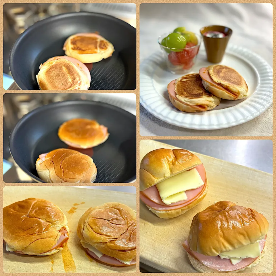 朝ごはんにペタンコぱん|かっちゃん杉さん