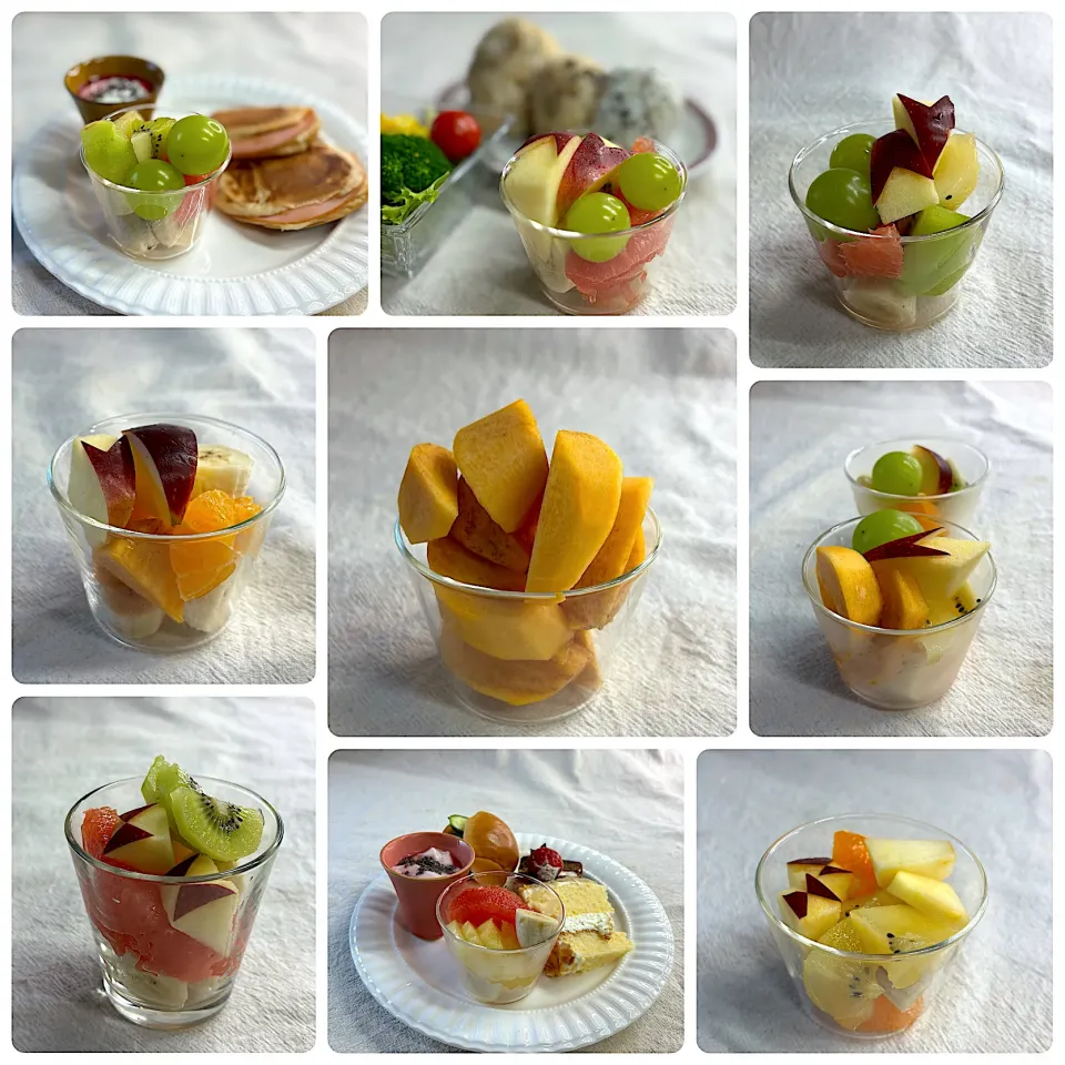 果物はグラスに|かっちゃん杉さん