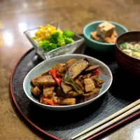 茄子を甘辛く|かっちゃん杉さん