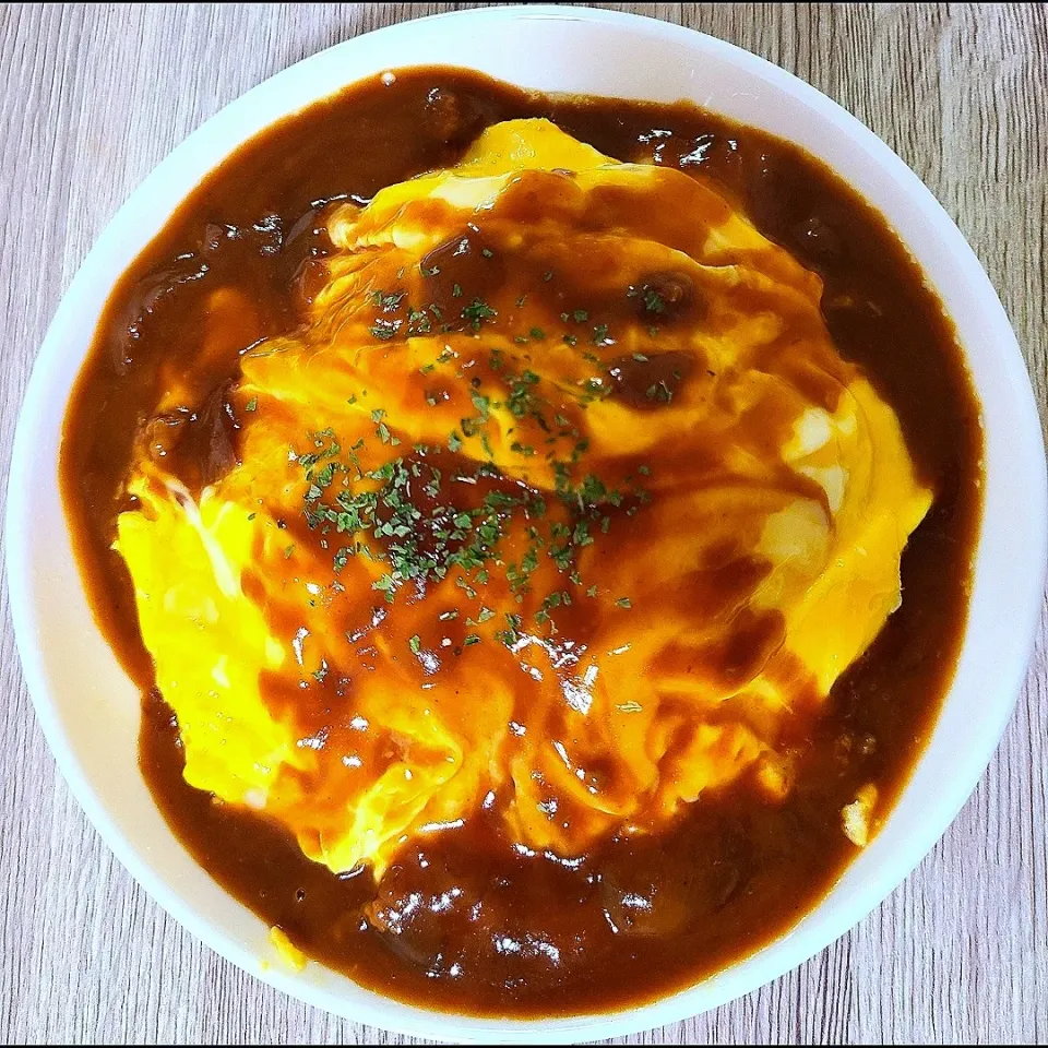 オムハヤシライス|なななさん