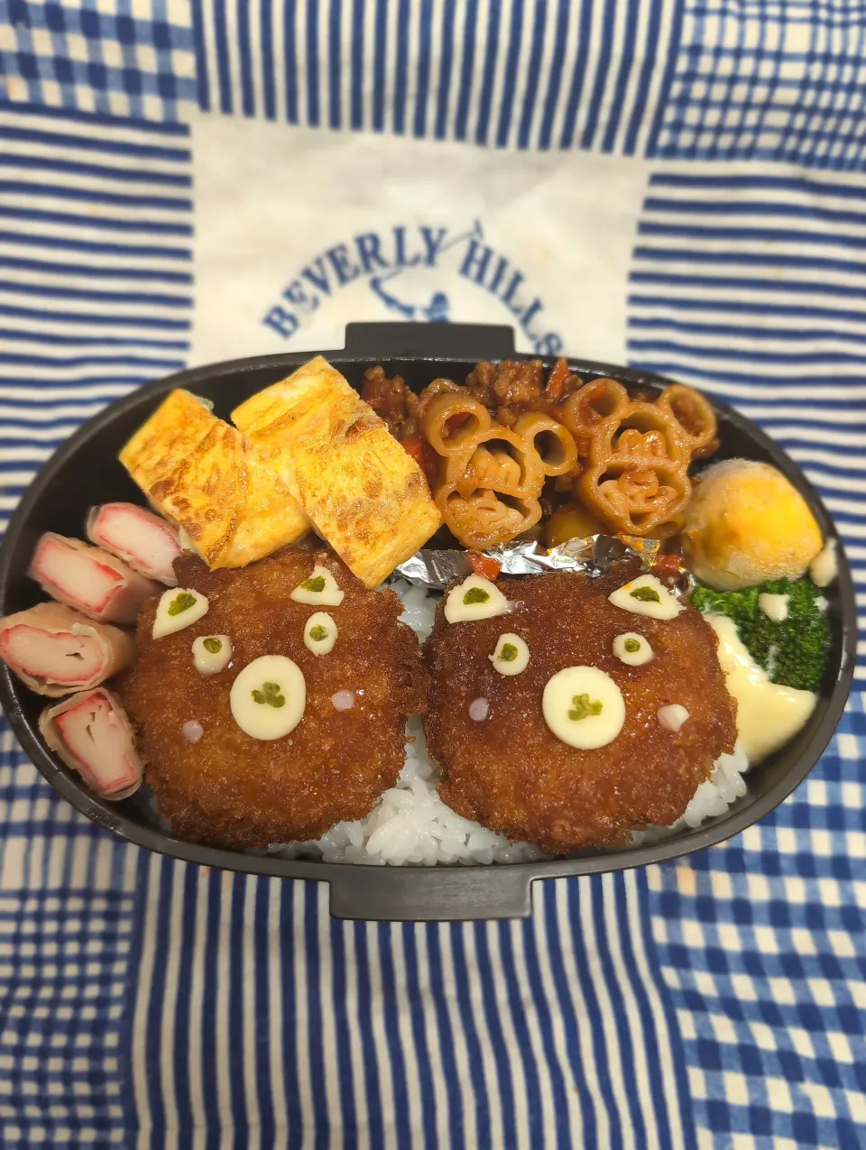 くまちゃん弁当|ハリネズミさん