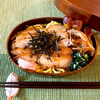 ＊0120. 照り焼きチキン丼🐓娘ちゃんの高校生弁当🍱＊