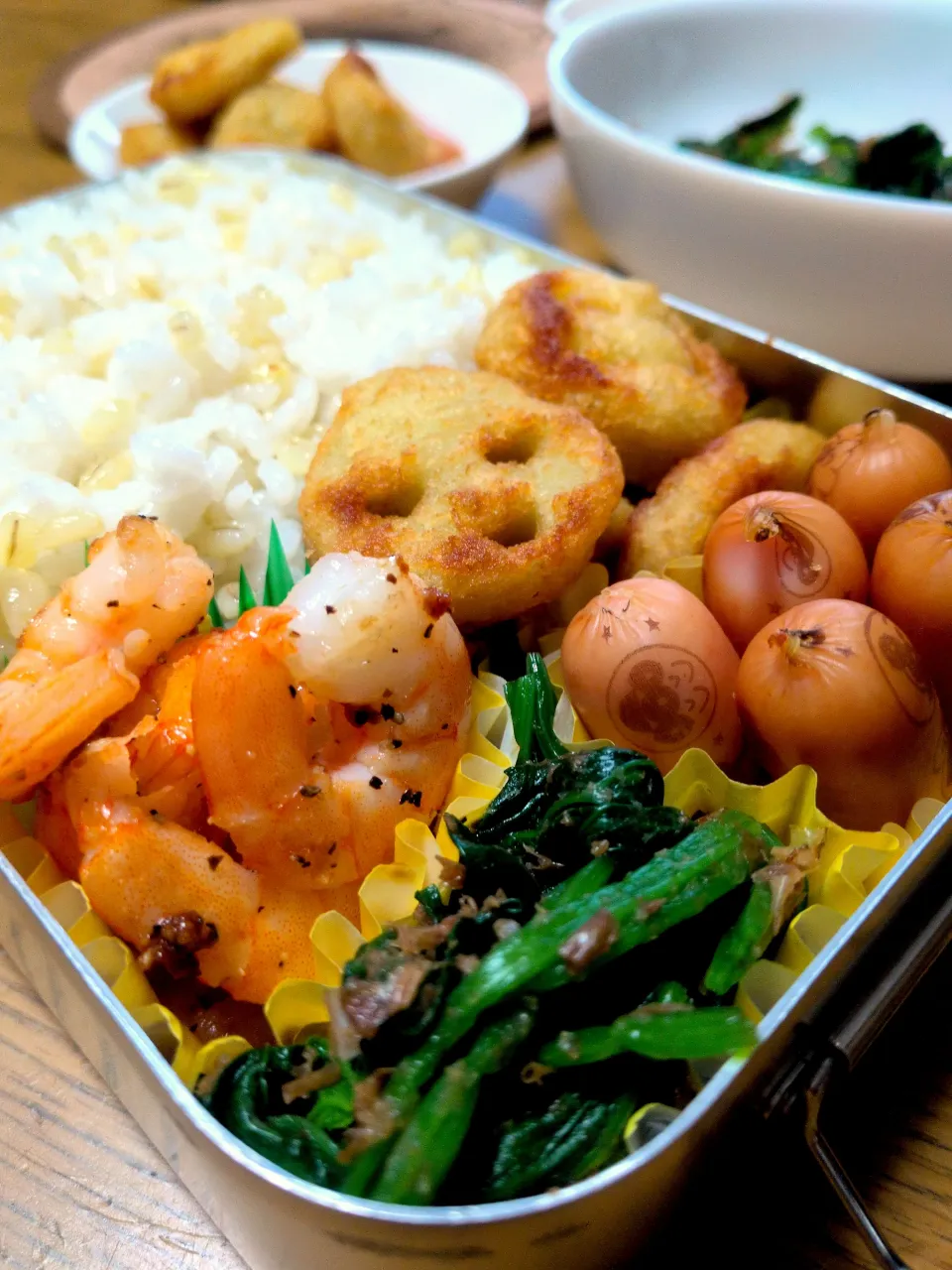 アンパンマンとえび弁当|さおりさん