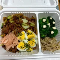 11/17焼きそば弁当🥦|みっこちゃんさん