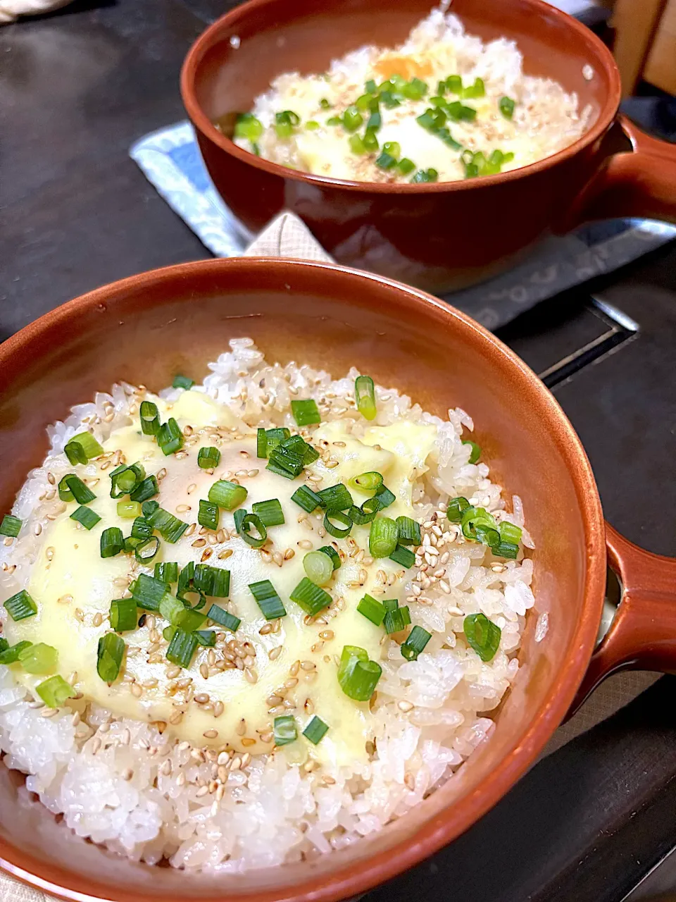 半熟卵チーズごはん|ハルさん