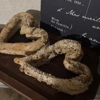 ナッツのハートパン|みゆぞうさん