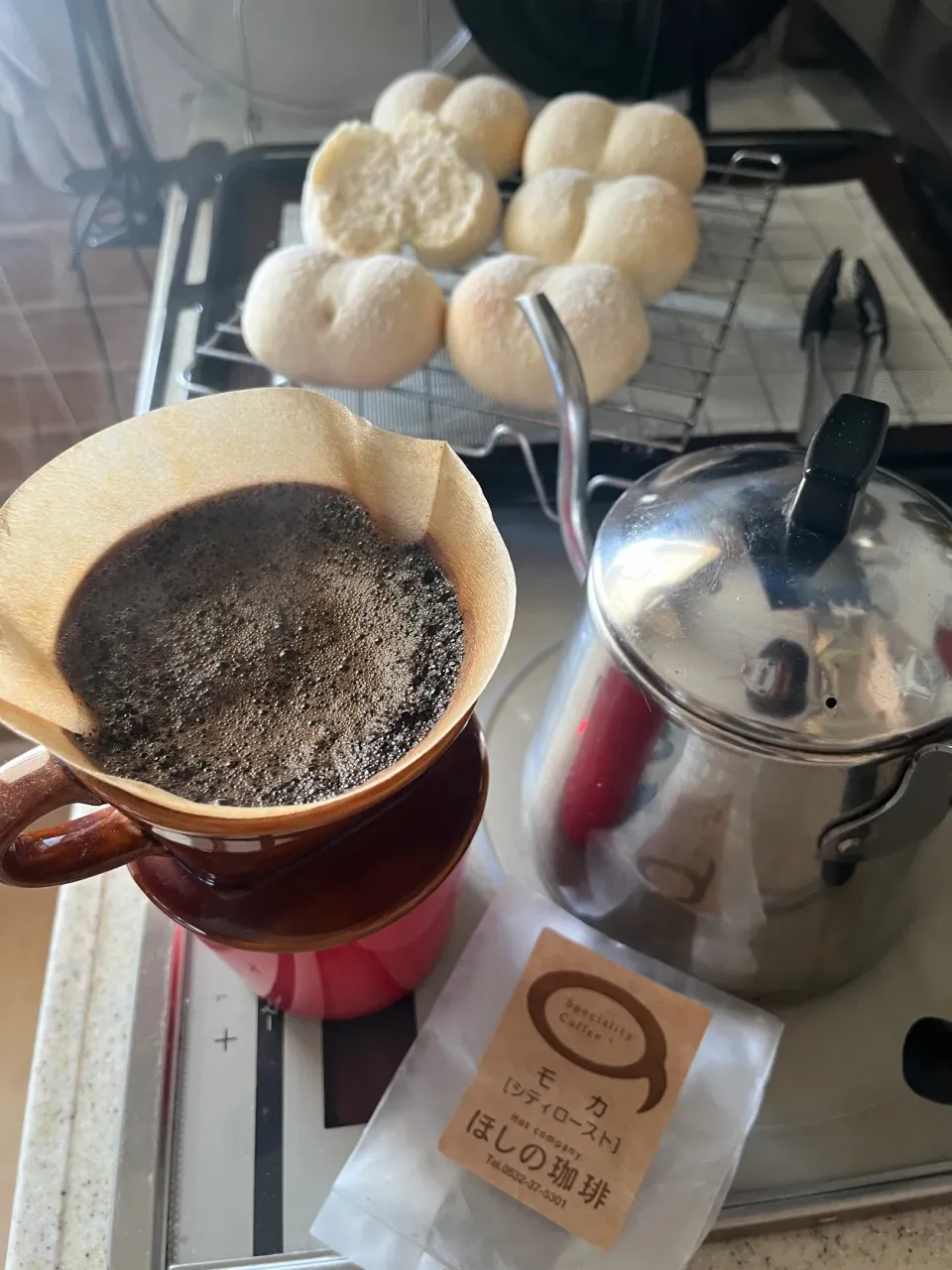 焼きたて白パンモーニング|chieko ♪さん