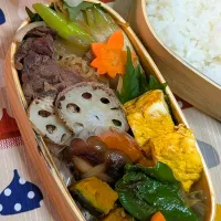 本日のお弁当〜すき焼弁当|f.1125beさん