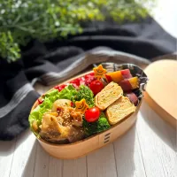 豚肉とレンコンの甘辛炒め弁当|マーブルさん