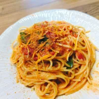 カラスミのトマトパスタ| 料理男子18歳さん