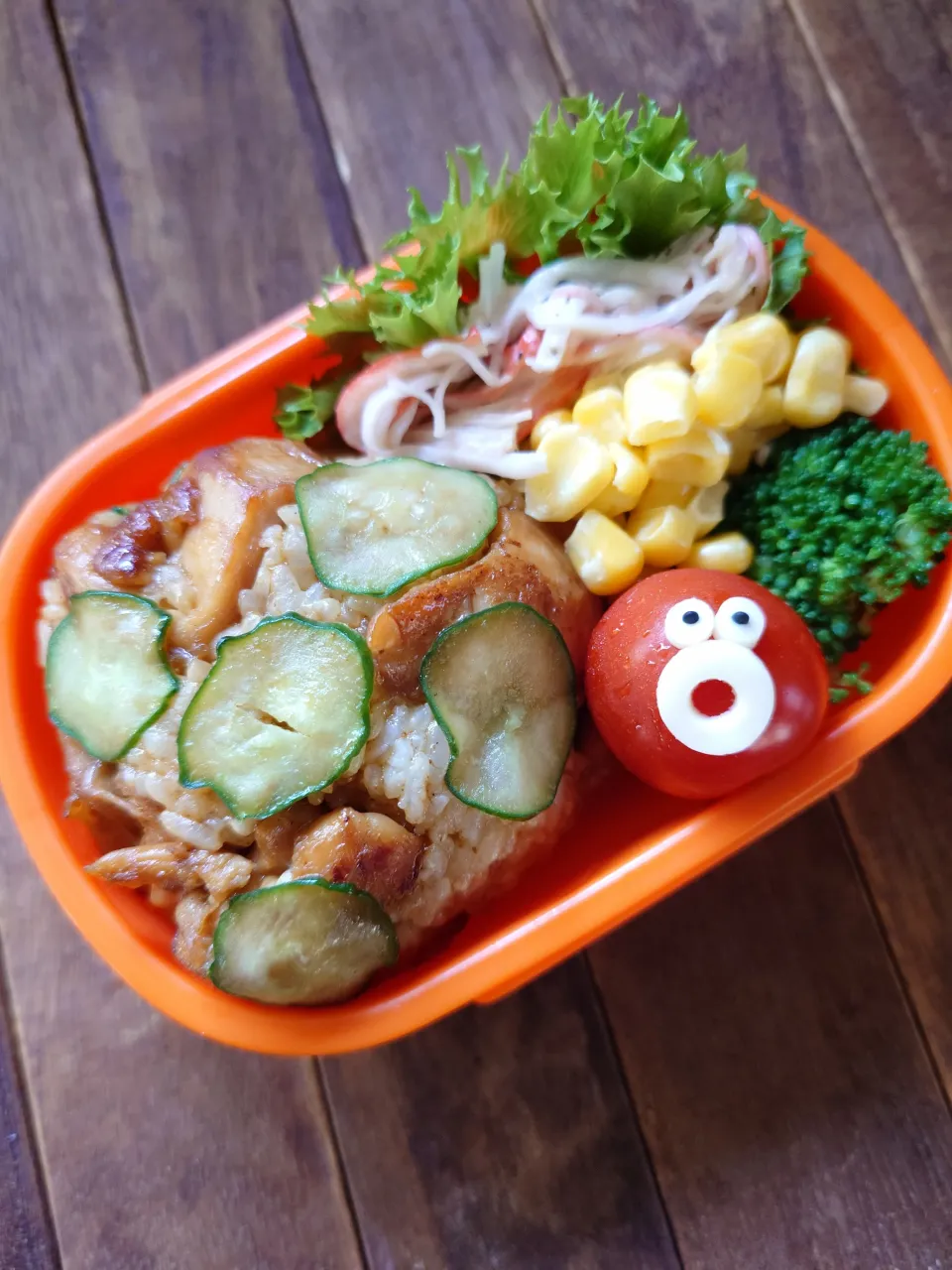 漢の…次女用🍱ガイヤーンおにぎり弁当|ᵏᵒᵘさん